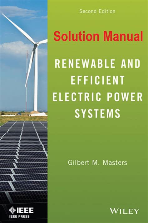 efficient electric power systems solution manual Doc