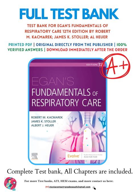 egans respiratory chapter test bank Doc