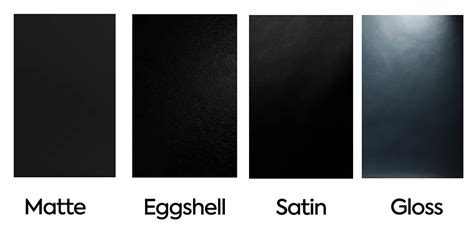 eggshell vs matte