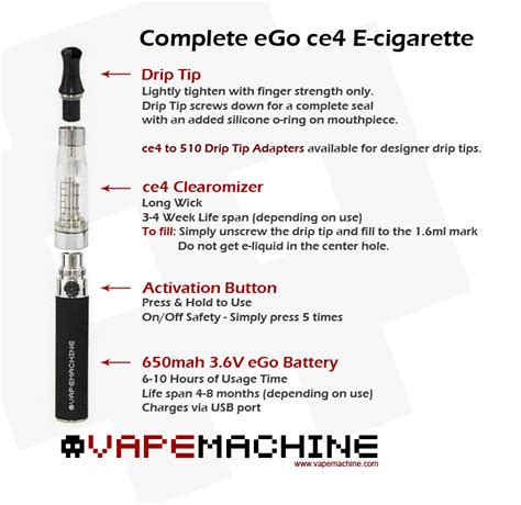 ego cigarette manual ce4 Reader