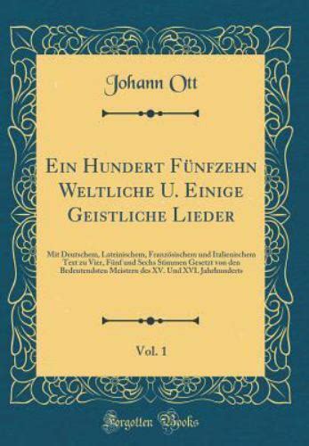 ein hundert geistliche lieder fascimil van uitgave uit 1764 Doc