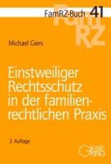 einstweiliger rechtsschutz familienrechtlichen praxis michael Epub