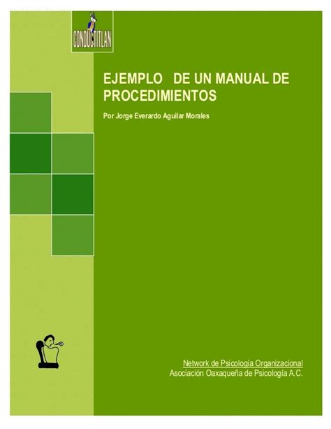 ejemplo manual de procesos administrativos pdf PDF