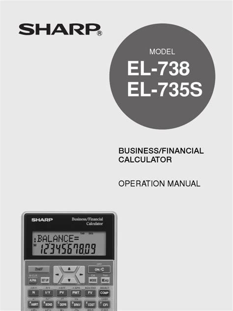 el735s sharp calculator manual Reader