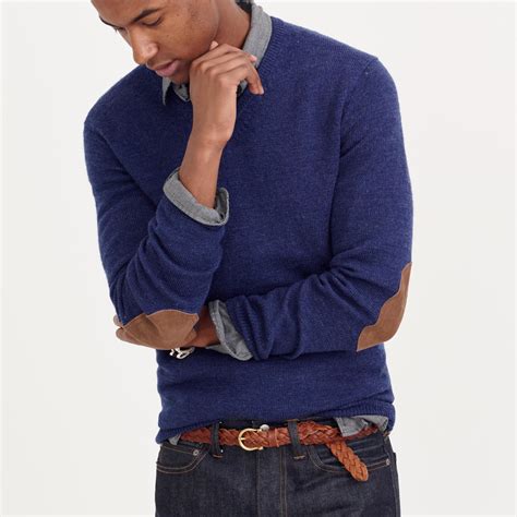 elbow patch sweater