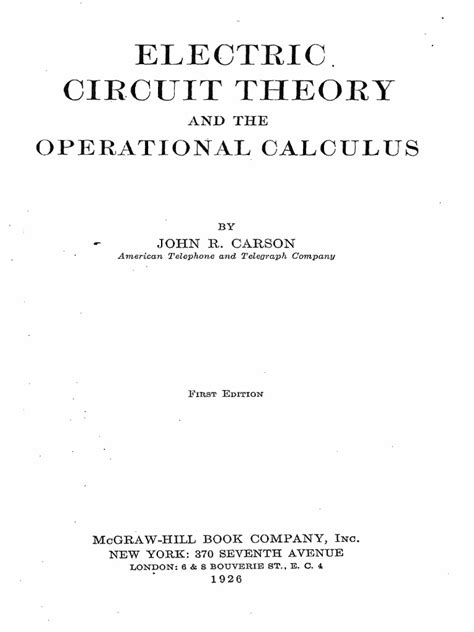 electric circuit theory tutorial pdf Reader