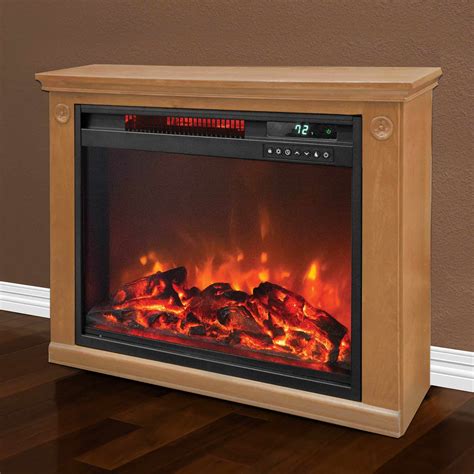 electric fireplace with heat