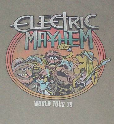 electric mayhem shirt