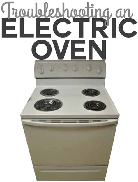 electric oven troubleshooting guide Reader