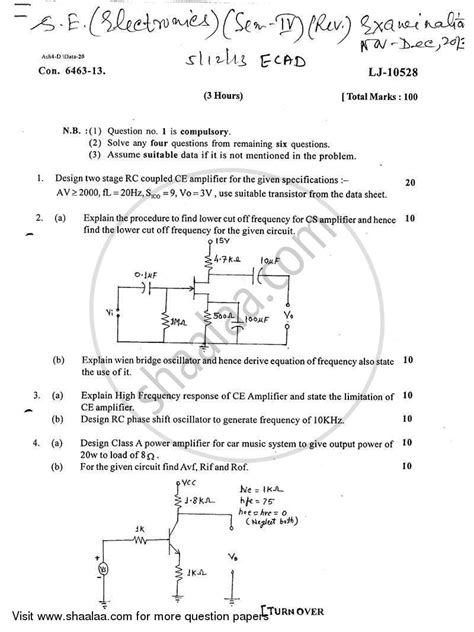 electrical circuit and network question paper 2014 Epub