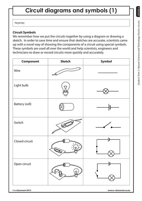 electrical circuit symbols ks3 Doc