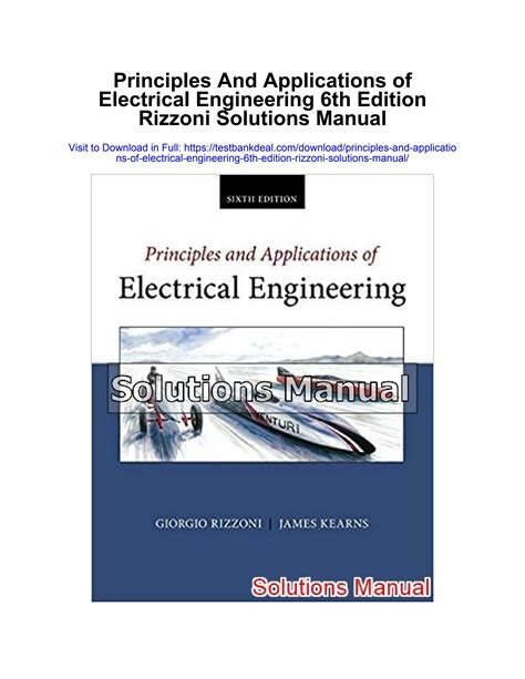 electrical engineering principles and applications 6th Ebook Kindle Editon