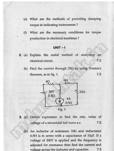 electrical installation paper 2 question papers PDF