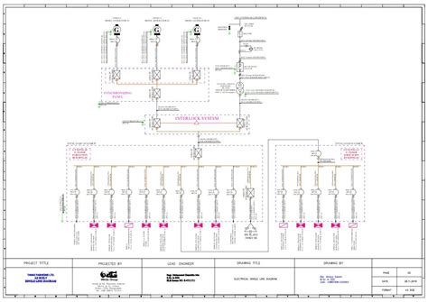 electrical single line diagram design Doc