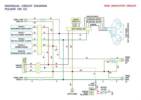 electrical wiring diagram of pulsar 180 Reader