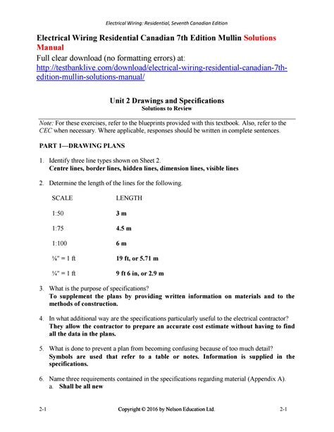 electrical wiring residential answers for chapter 3 PDF