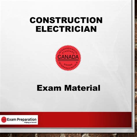 electrician red seal test questions Kindle Editon