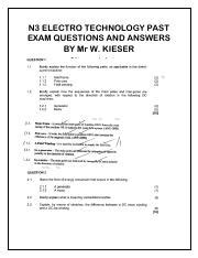 electro technology august 2012 exam paper Kindle Editon