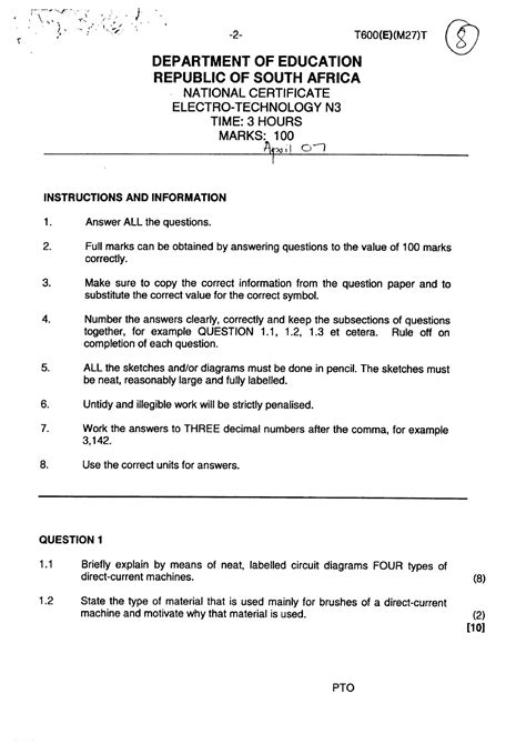 electro technology n3 paper Kindle Editon