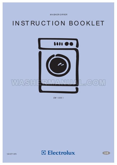 electrolux aqualux ew1200i manual Doc
