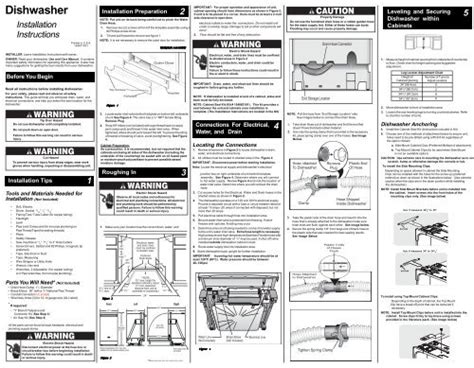 electrolux dishwasher installation guide Reader
