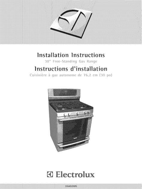 electrolux gas range manual Kindle Editon