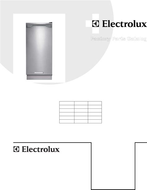 electrolux trash compactor user manual Kindle Editon