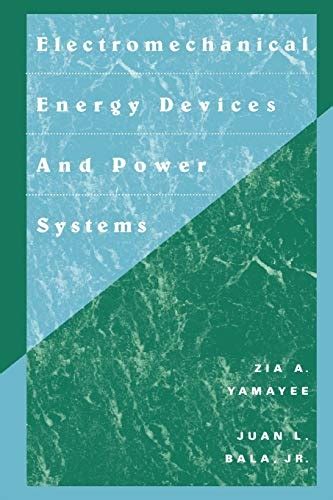 electromechanical energy devices and power systems solution manual pdf PDF