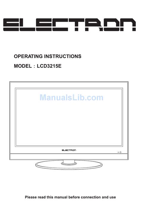 electron lcd3215e user guide Epub