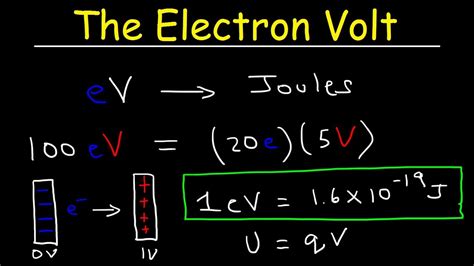 electron volt conversion