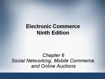 electronic commerce 9th edition Doc
