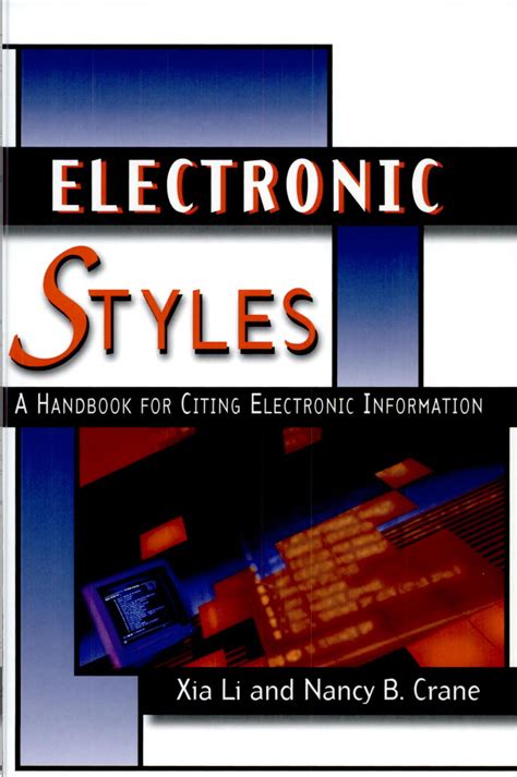electronic styles a handbook for citing electronic information Reader