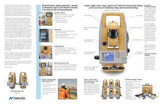 electronic total station gts 750 interface manual PDF