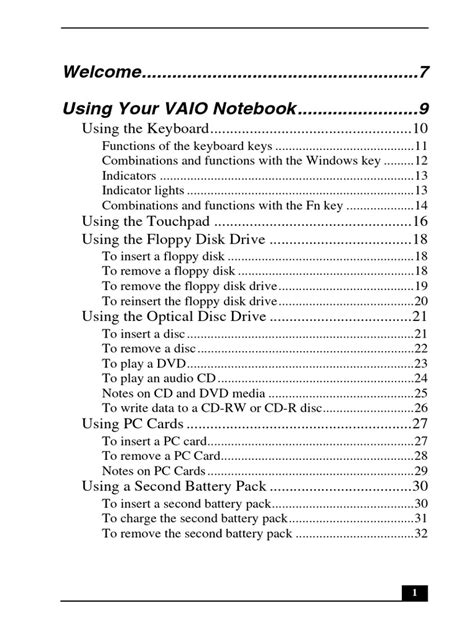 electronic vaio user guide download Reader