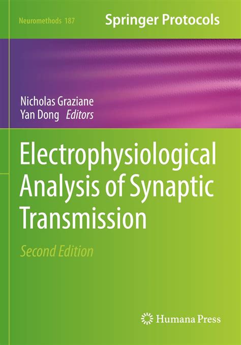 electrophysiological analysis synaptic transmission neuromethods PDF