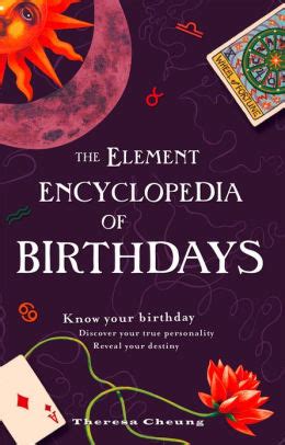 element encyclopedia of birthdays by theresa cheung Ebook PDF