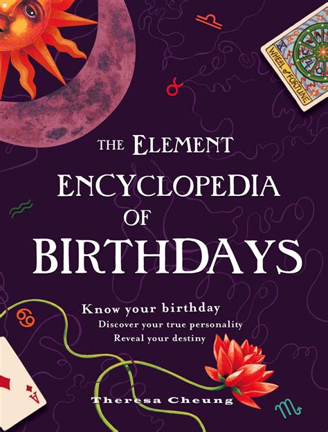 element encyclopedia of birthdays by theresa cheung Ebook PDF