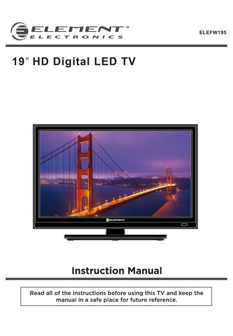 element tv manual download Doc