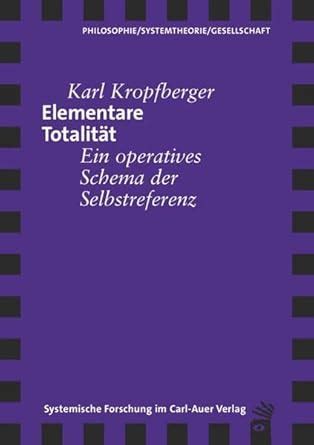 elementare totalit t operatives schema selbstreferenz Reader