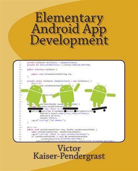 elementary android development victor kaiser pendergrast PDF