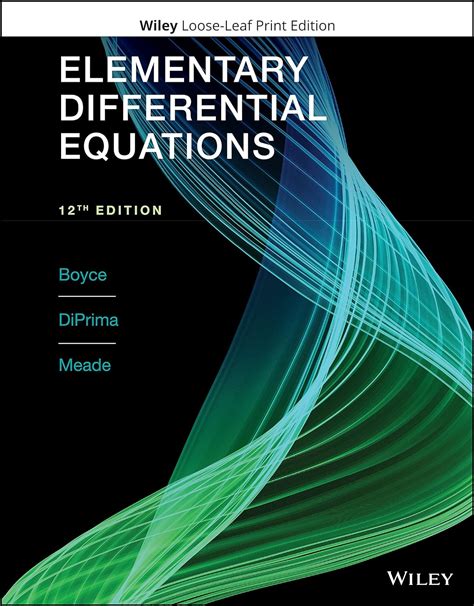 elementary differential equations boyce 9th Reader