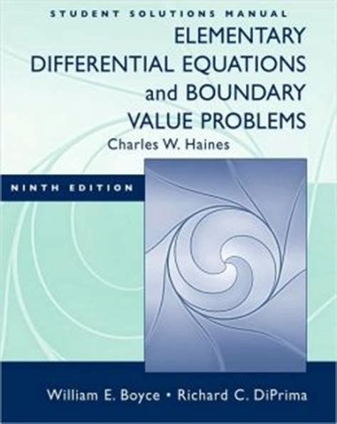 elementary differential equations ninth edition solutions manual richard Reader