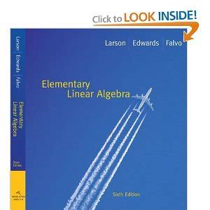 elementary linear algebra 6th edition PDF
