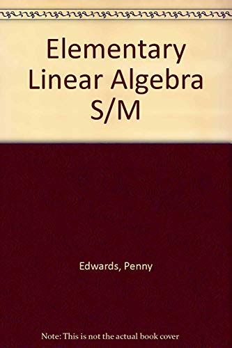 elementary linear algebra edwards penney pdf PDF
