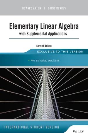 elementary linear algebra with applications Ebook Kindle Editon