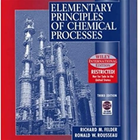 elementary principles of chemical processes solutions manual Kindle Editon