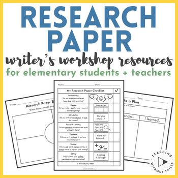 elementary school research papers Doc