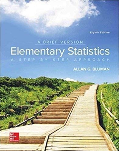 elementary statistics bluman 8th edition pdf PDF