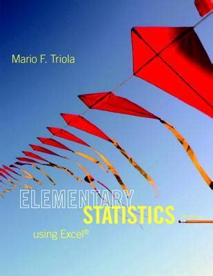 elementary statistics using excel 5th edition PDF