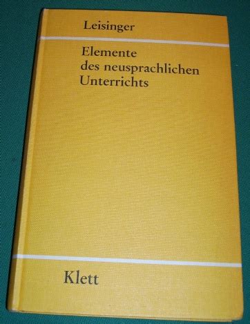 elemente des neusprachlichen unterrichts Reader